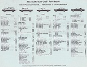 '73 Arm Chair Pricing Guide