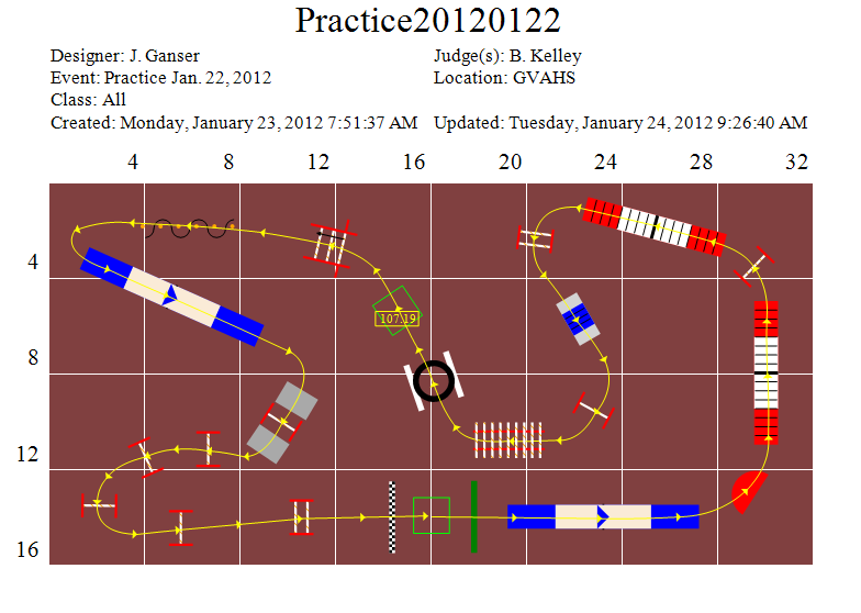 Agility Course Design Software Purple Trails Agility Home Page